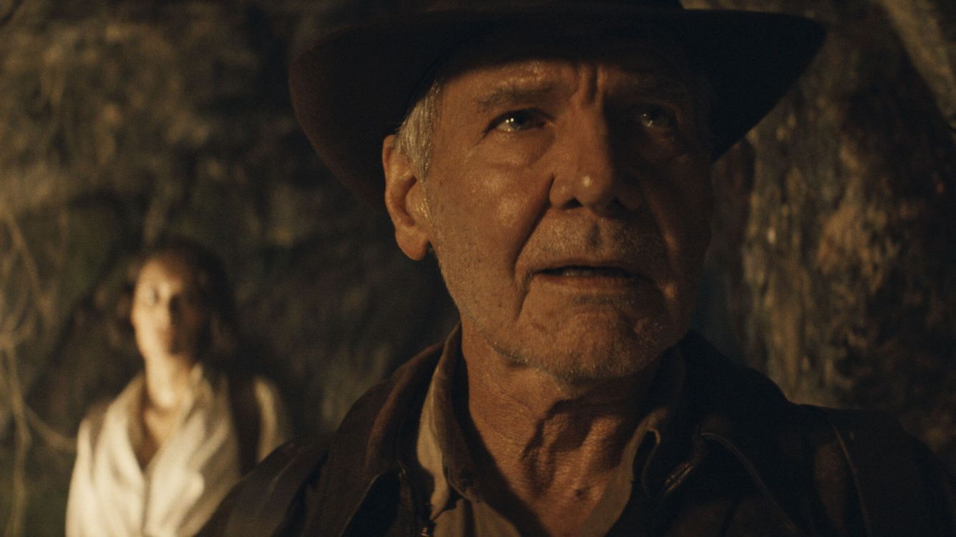 Foto: Harrison Ford como Indiana Jones en la nueva película: 'Indiana Jones y el dial del destino'.