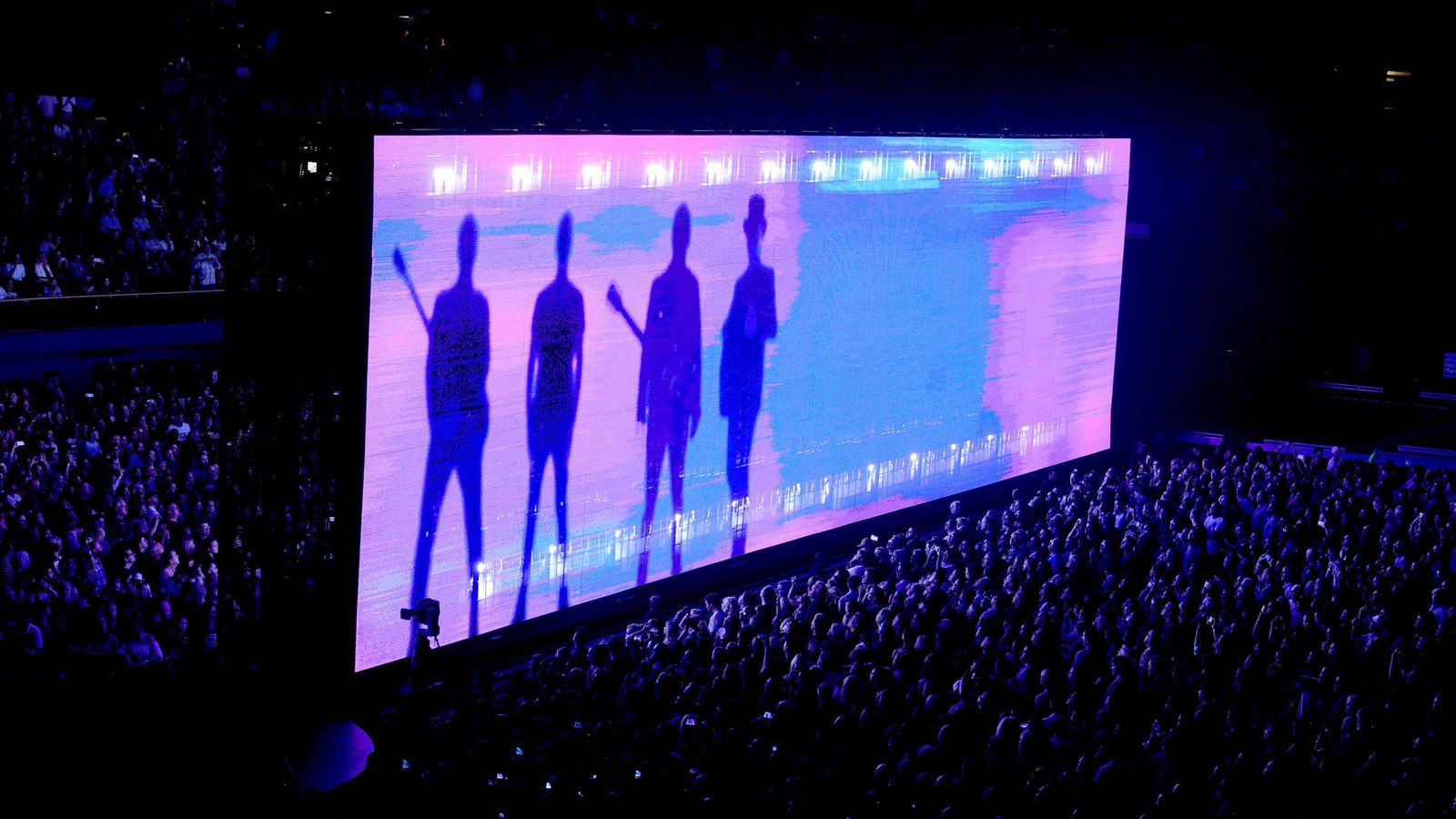 Foto: U2 en un concierto (Getty)