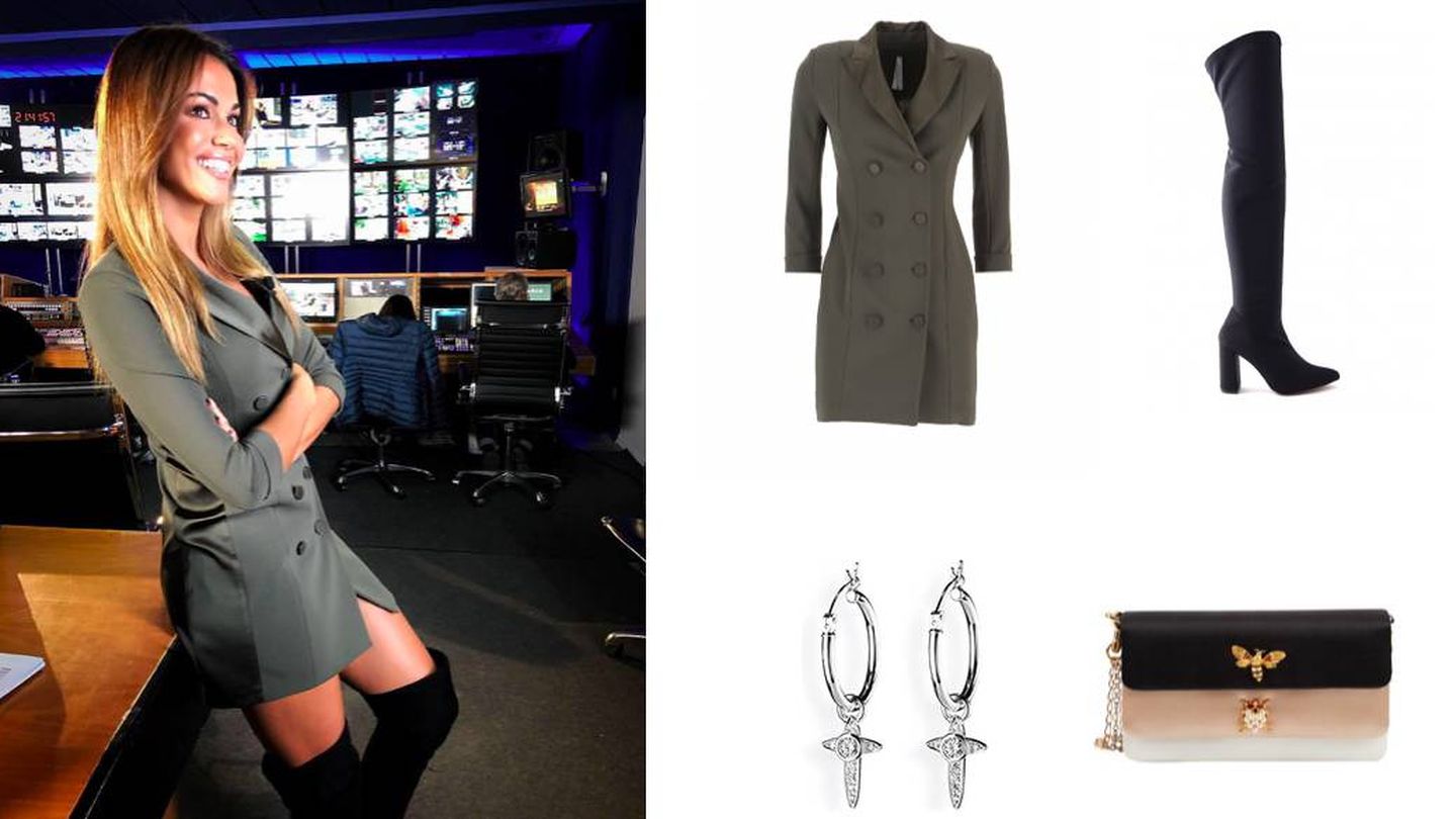 Copia el look de la presentadora con este vestido blazer como pieza esencial. (Instagram)