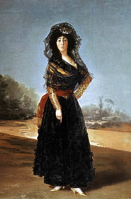 'La duquesa de Alba', Goya.