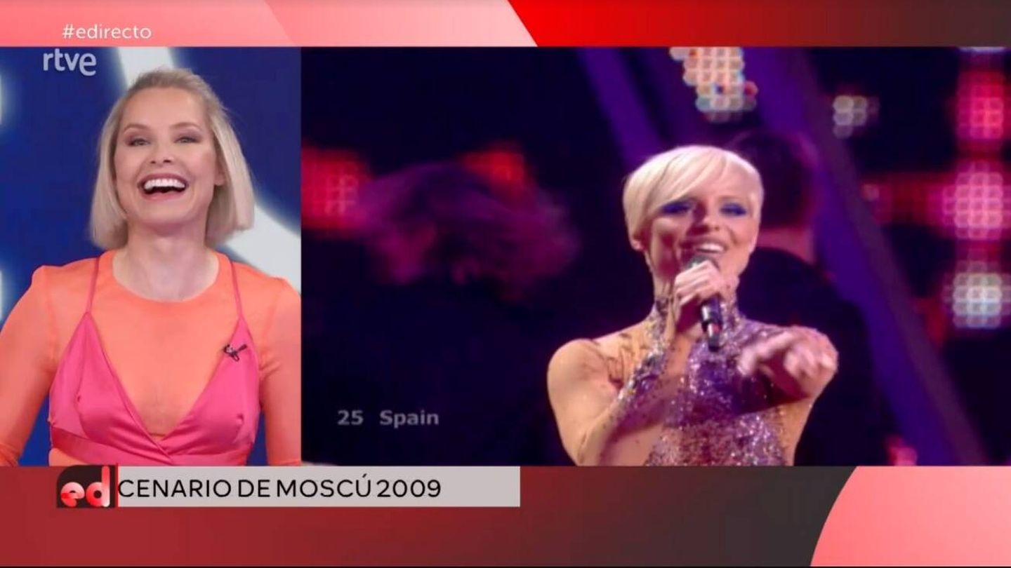 Soraya Arnelas en 'España directo'. (RTVE)