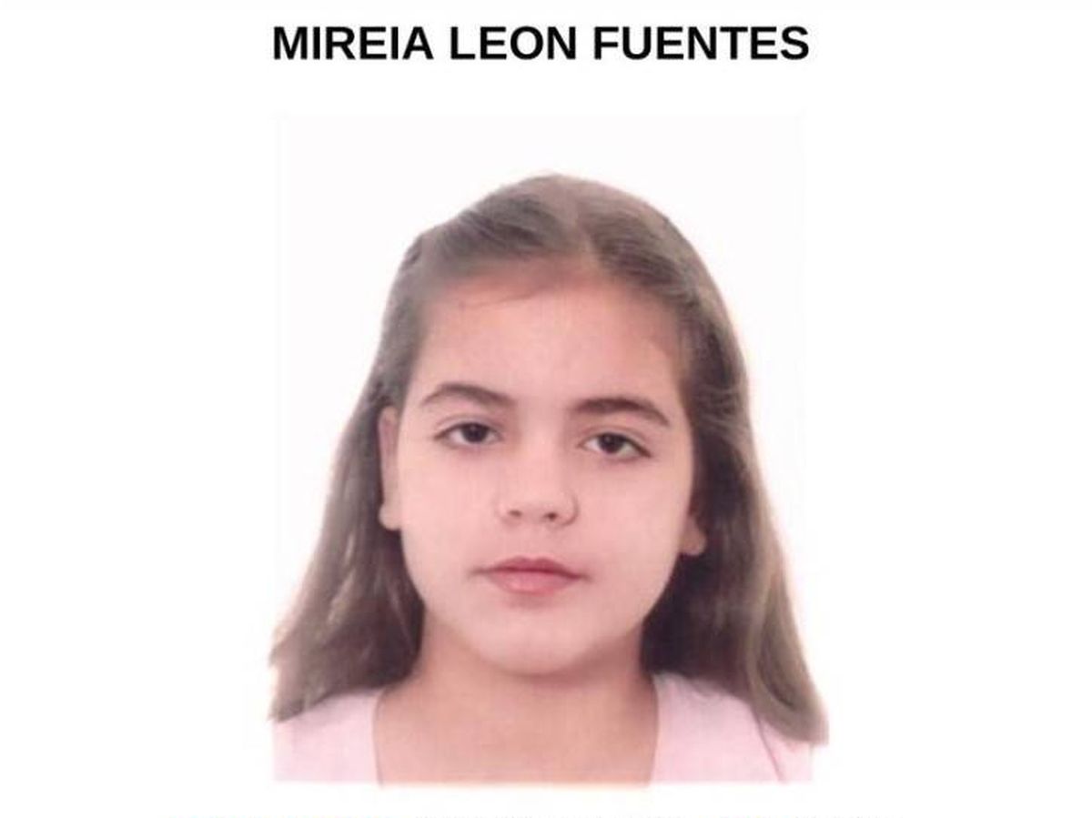 Foto: Mireia León Fuentes, la menor desaparecida. Foto: QSD desaparecidos