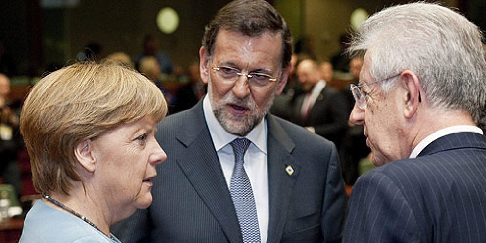 Foto: El presidente, a punto de sonar la campana, recurrió a Merkel y se apoyó en Monti