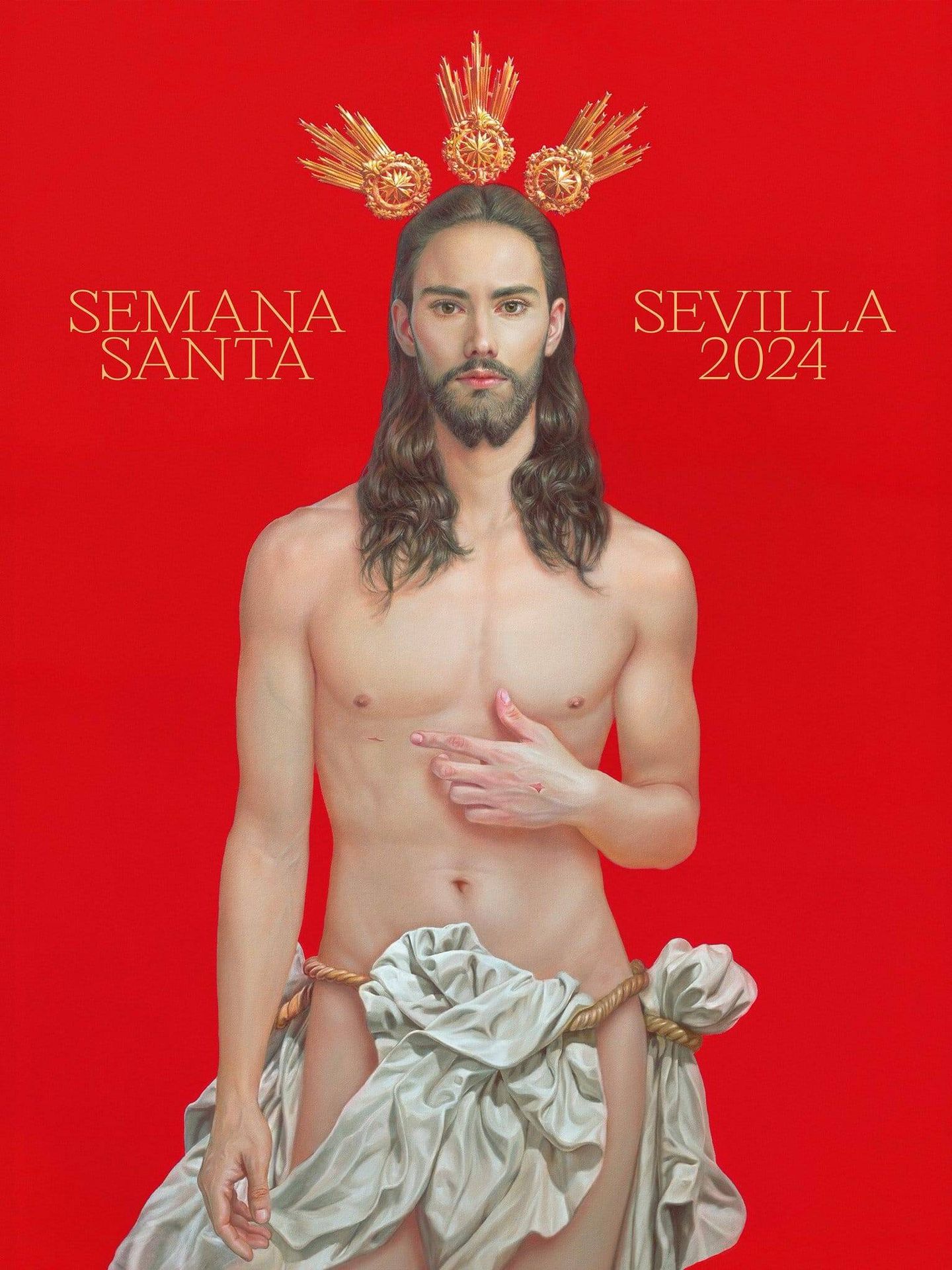 Cartel de la Semana Santa de Sevilla. Salustiano García. 2024.