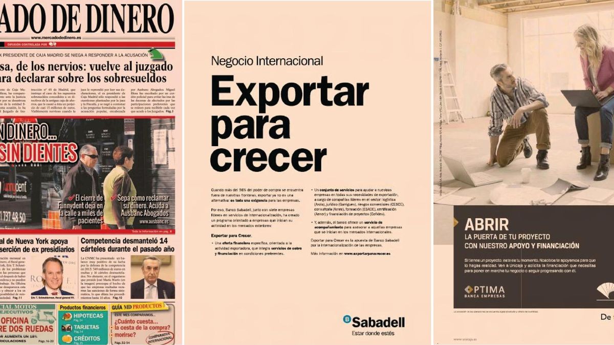 Unicaja, Caja Rural, Santander y Caixabank lideraban la publicidad en Ausbanc