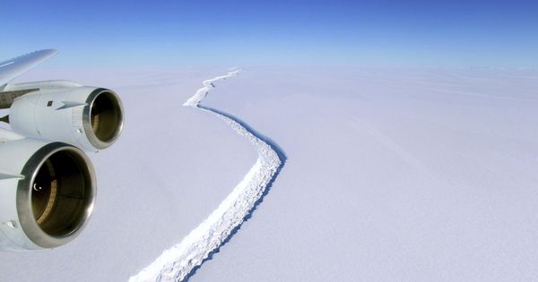 Foto: Se desprende de la Antártida uno de los mayores iceberg de la historia