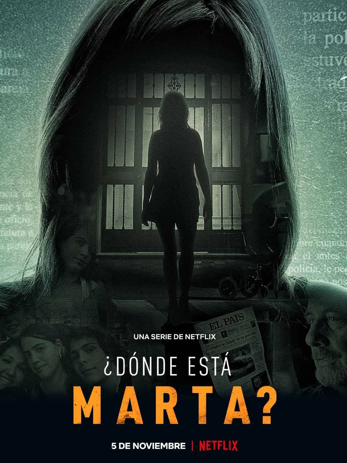 Cartel de '¿Dónde está Marta?'. (Netflix)