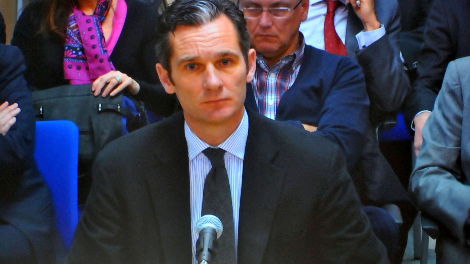 Foto: Iñaki Urdangarín en su declaración durante el juicio por el caso Nóos (Gtres)