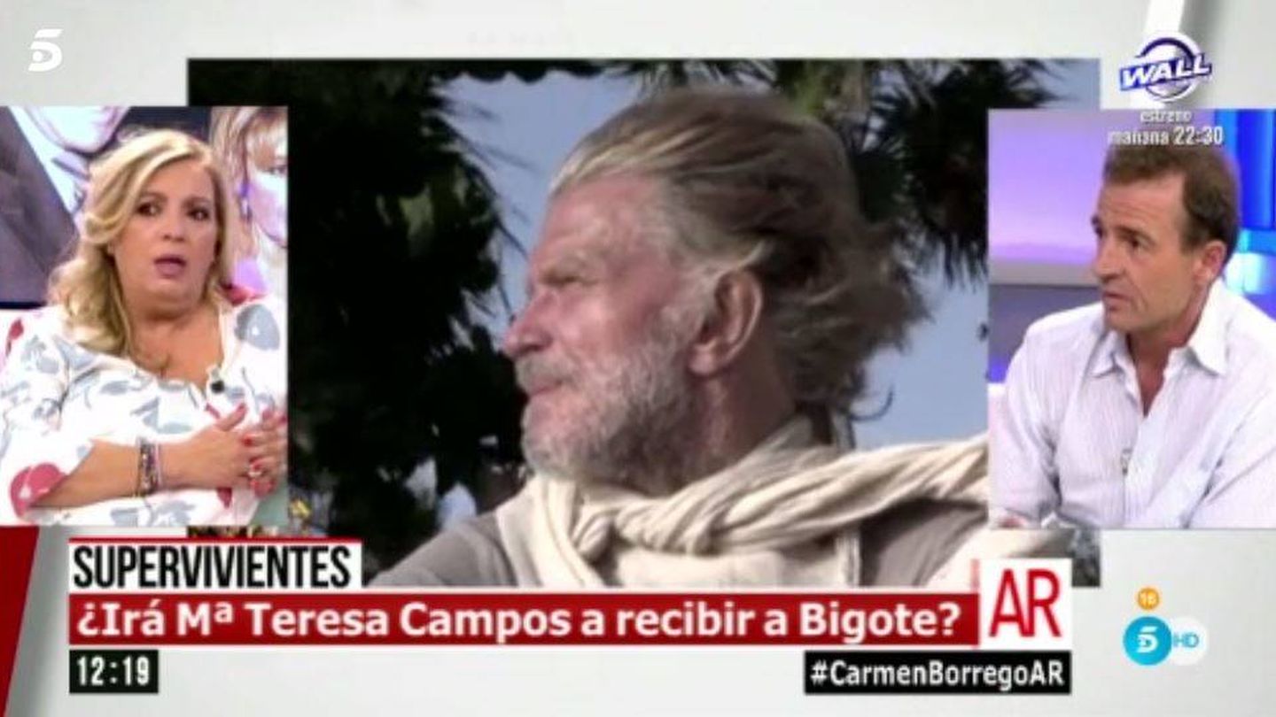 Carmen Borrego habla con Ana Rosa sobre Bigote.