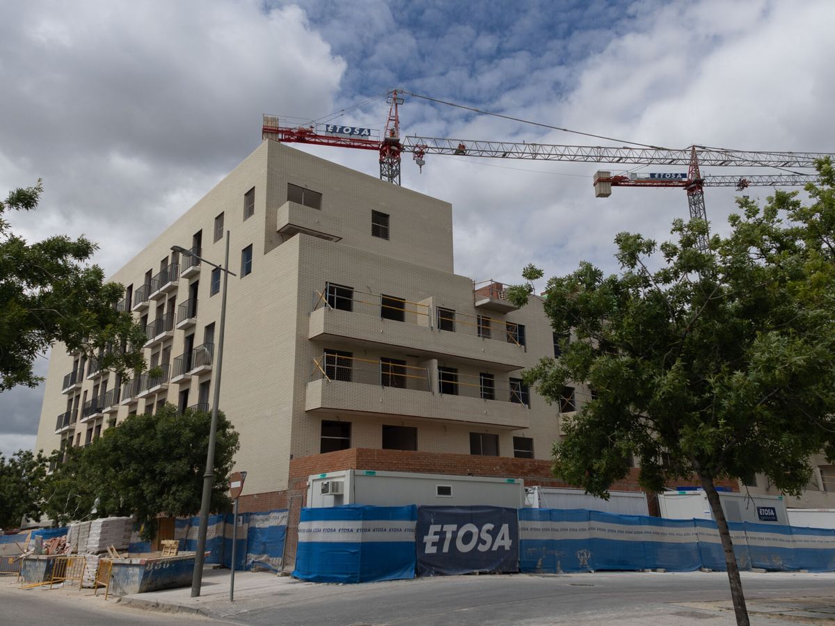 Foto: Construcción de una vivienda en Madrid. (EP/Eduardo Parra)