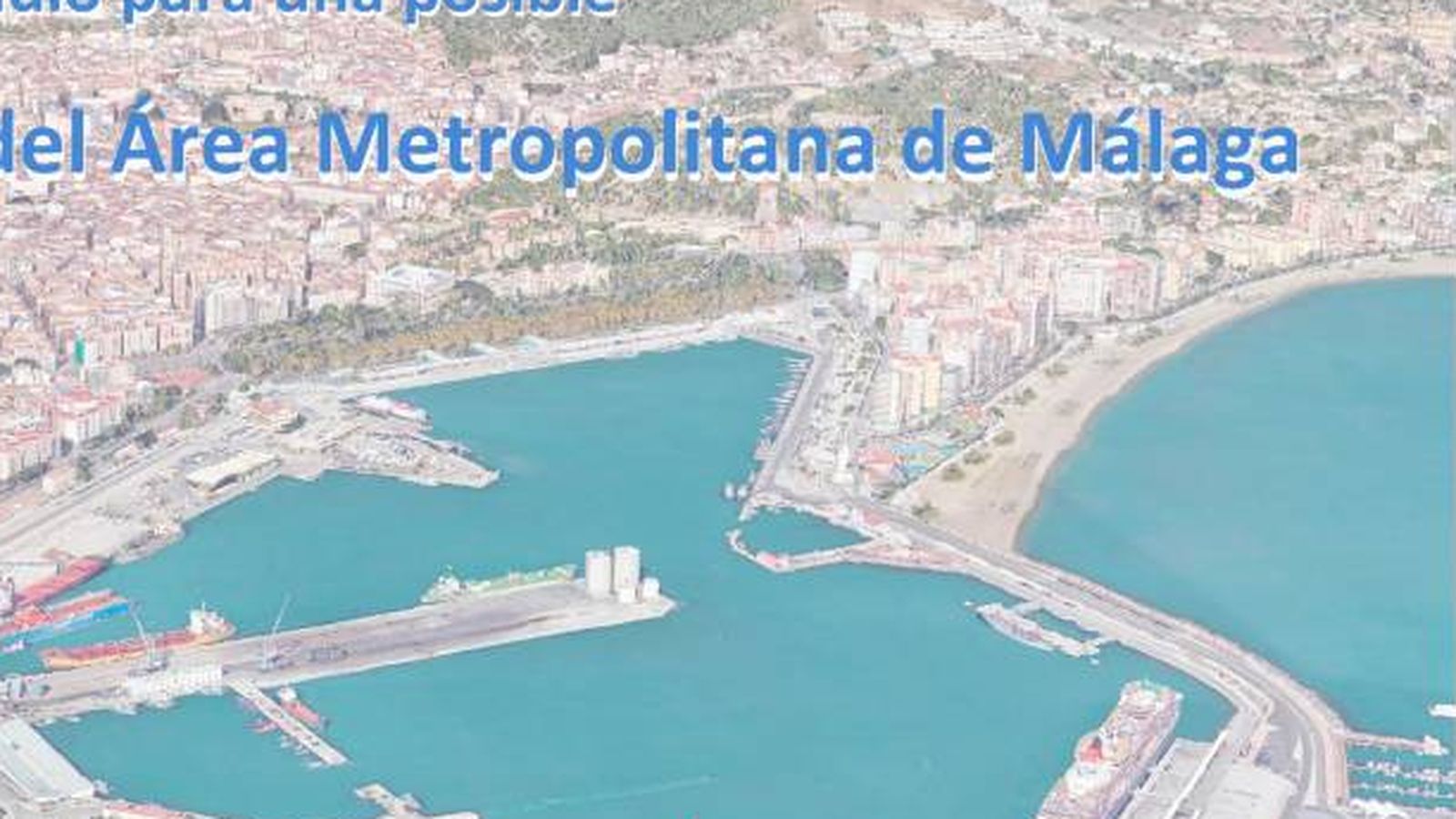 Foto: Portada del estudio del proyecto de la vía perimetral de la provincia de Málaga.