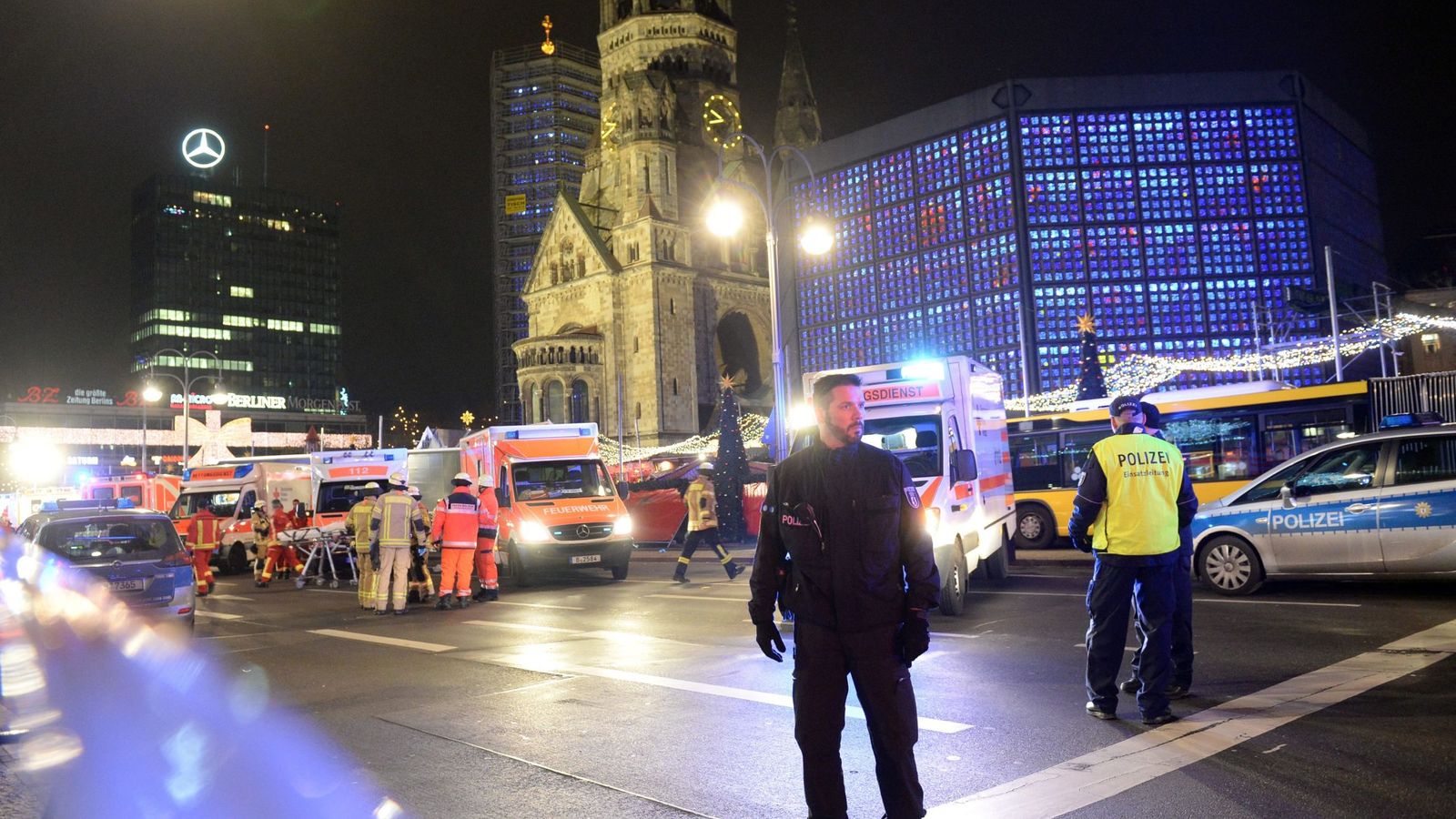 Foto: La policía detiene a un sospechoso tras el atropello mortal en Berlín. EFE