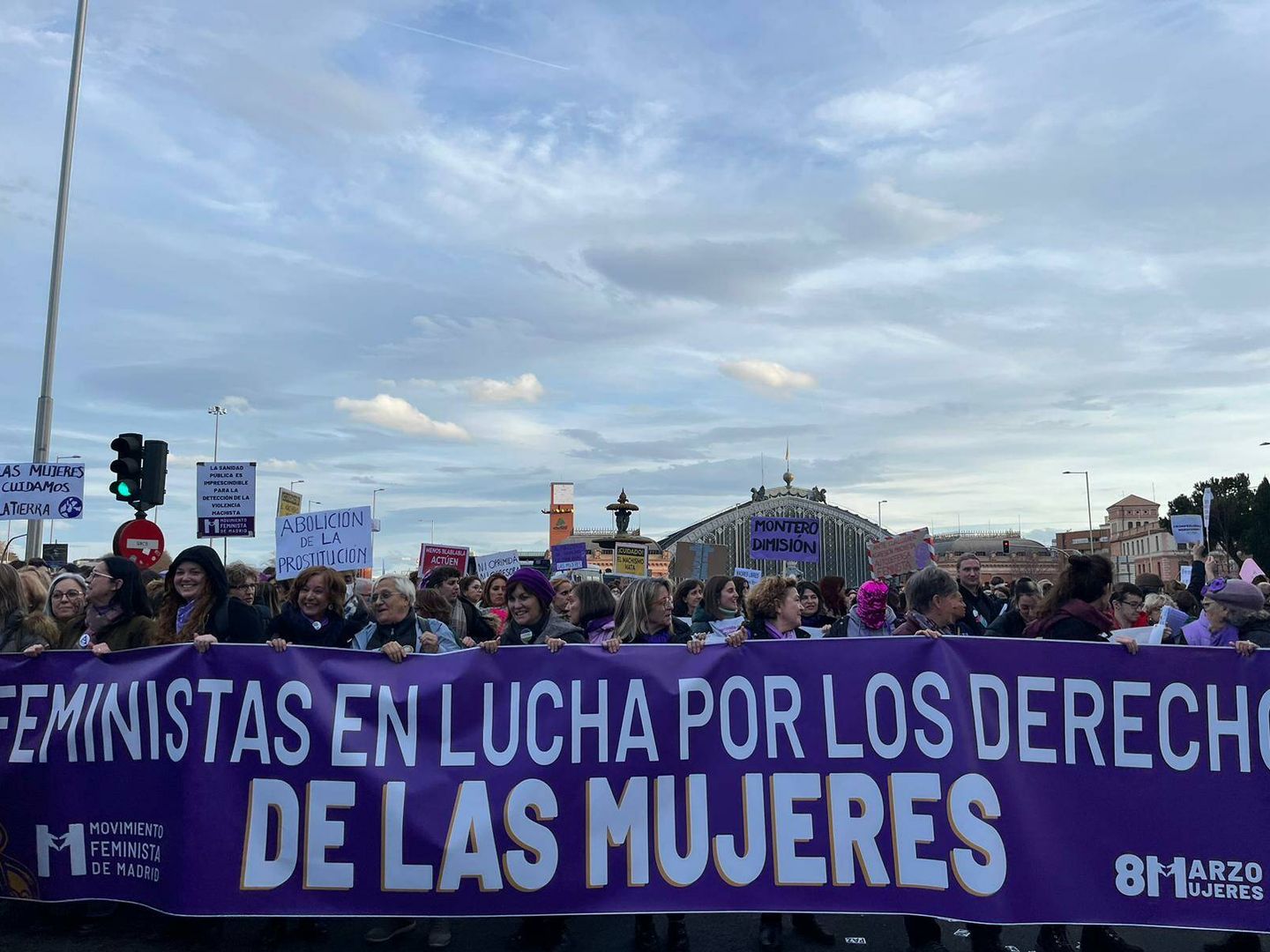 Marcha abolicionista en Atocha, 2023. (A. F.)