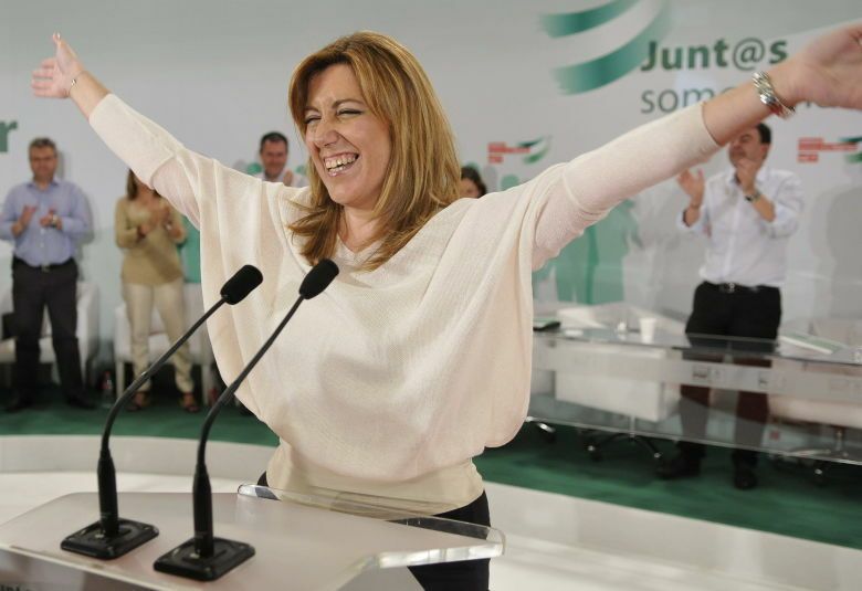 La consejera de la Presidencia y candidata a la Presidencia de la Junta de Andalucía, Susana Díaz. (EFE)