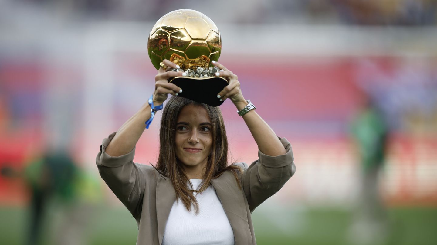 Aitana Bonmatí, Balón de Oro 2023, será una de las estrellas de la final. (EFE)