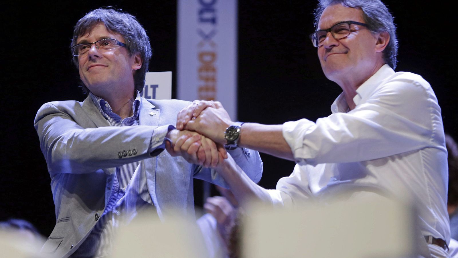 Foto: Artur Mas y Carles Puigdemont (i). (EFE)