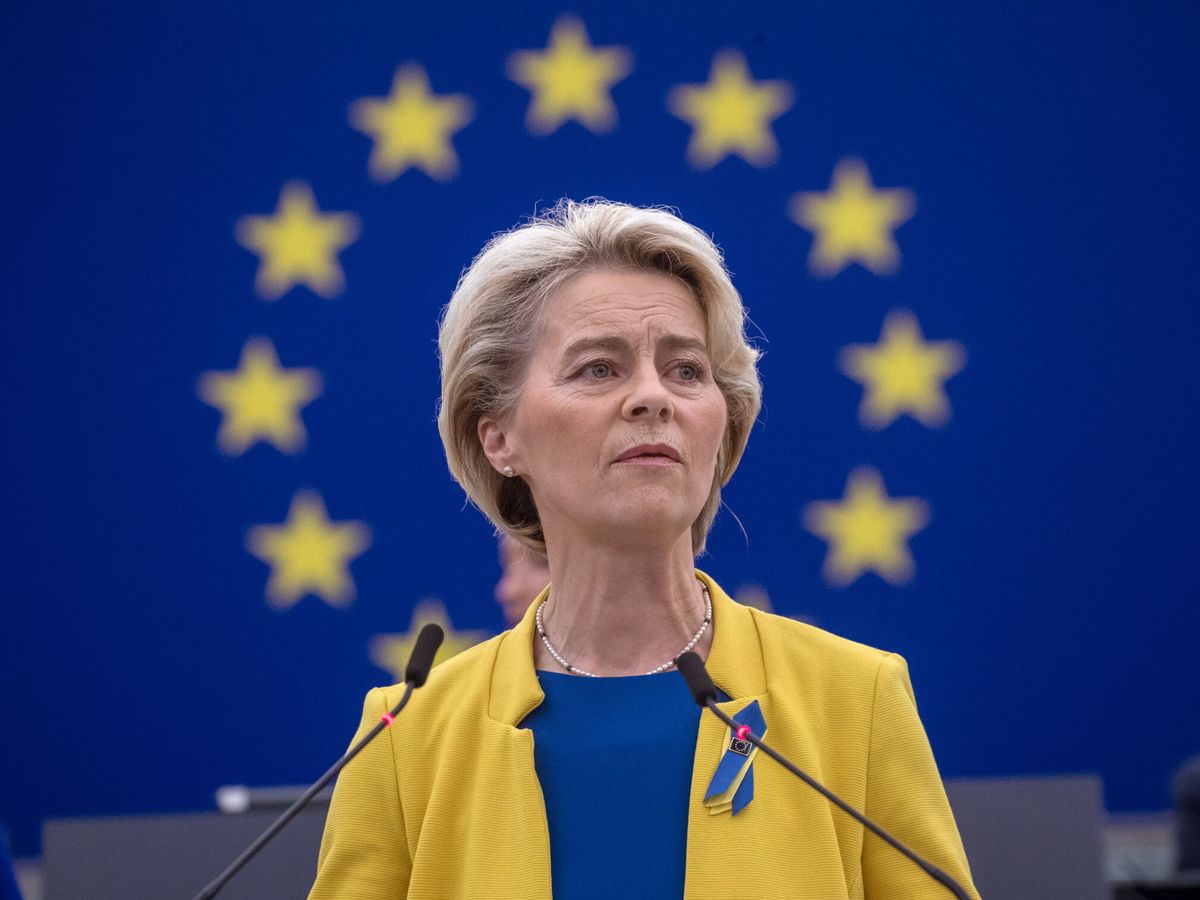Foto: La presidenta de la Comisión Europea, Ursula von der Leyen. (EFE/Christophe Petit Tesson)