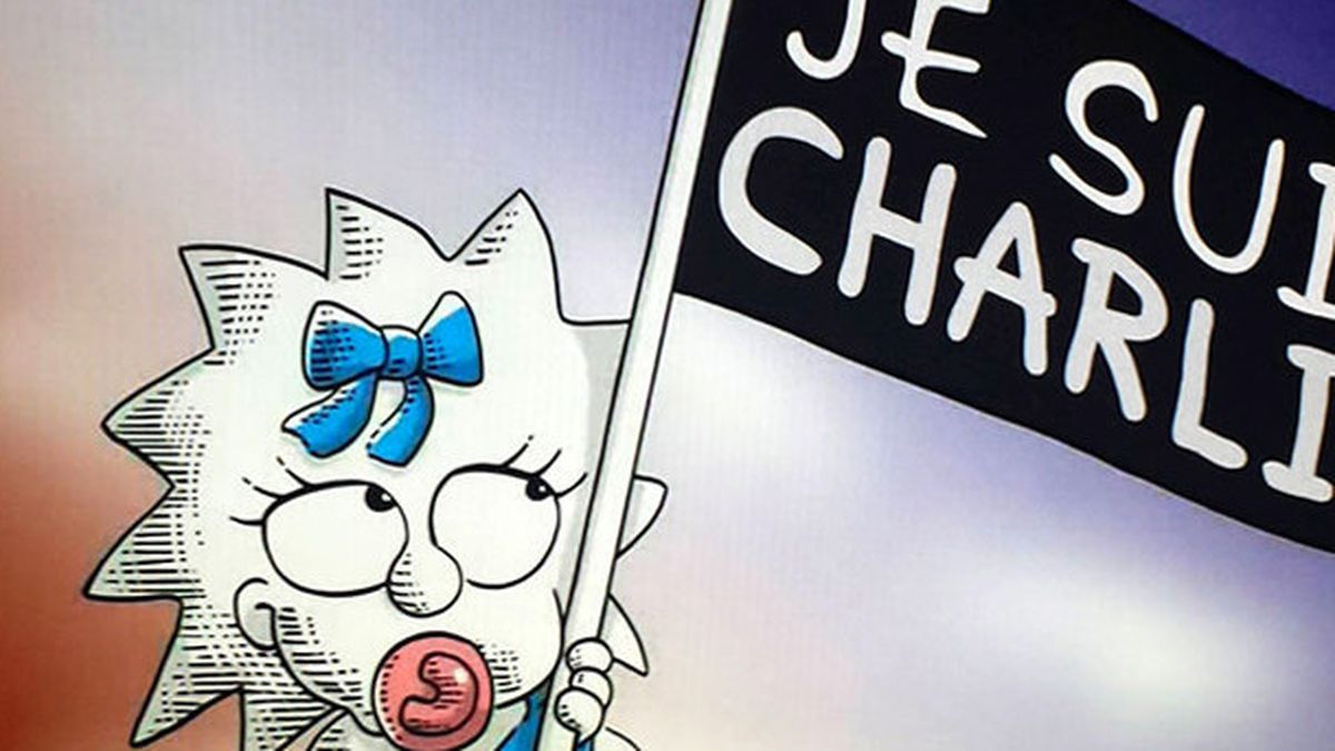 'Los Simpson' homenajean a los dibujantes de Charlie Hebdo: "Je Suis Charlie"