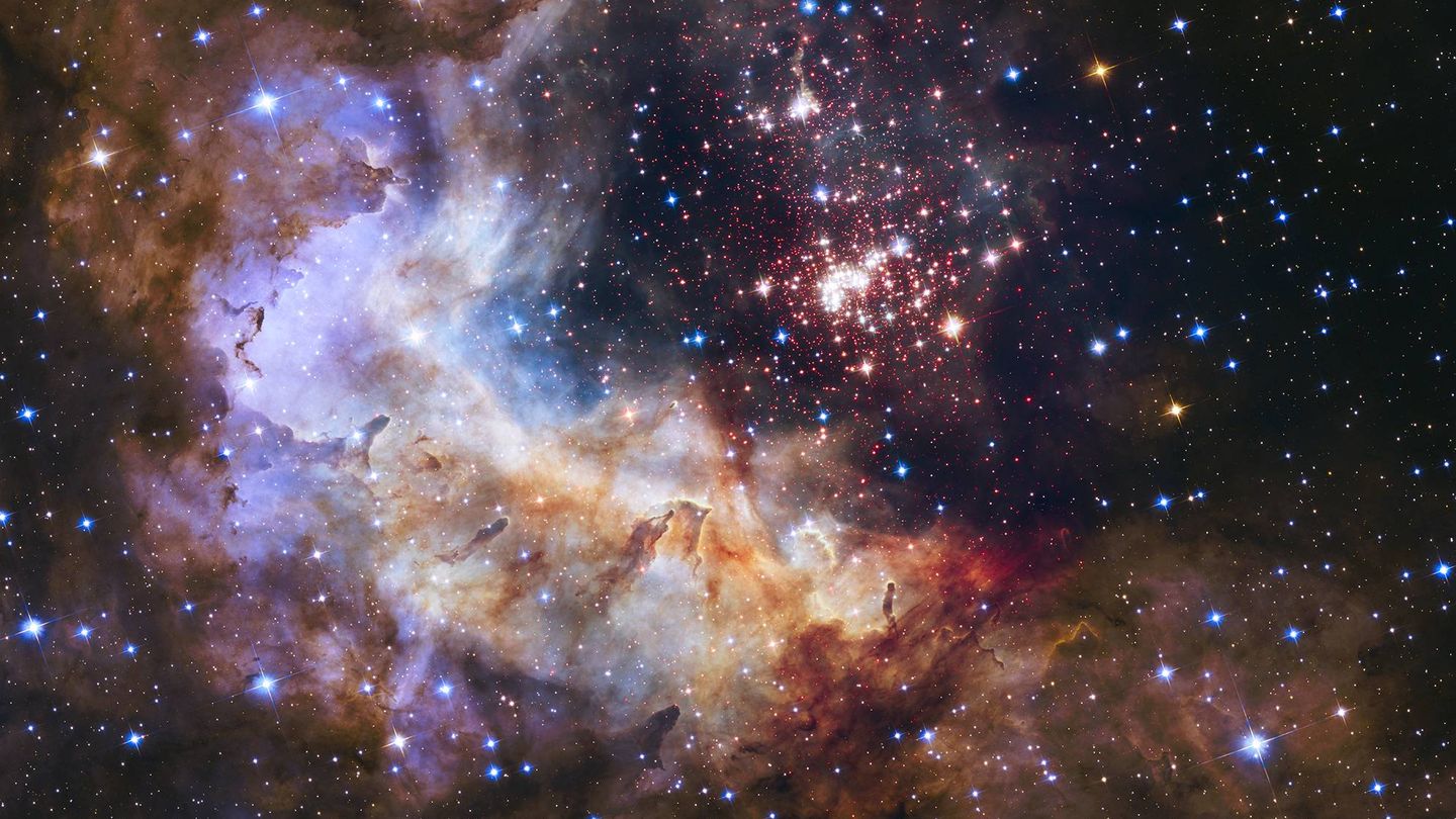 Un luminoso tapiz formado por miles de estrellas en la constelación Carina. Distancia aproximada: 20.000 años luz.