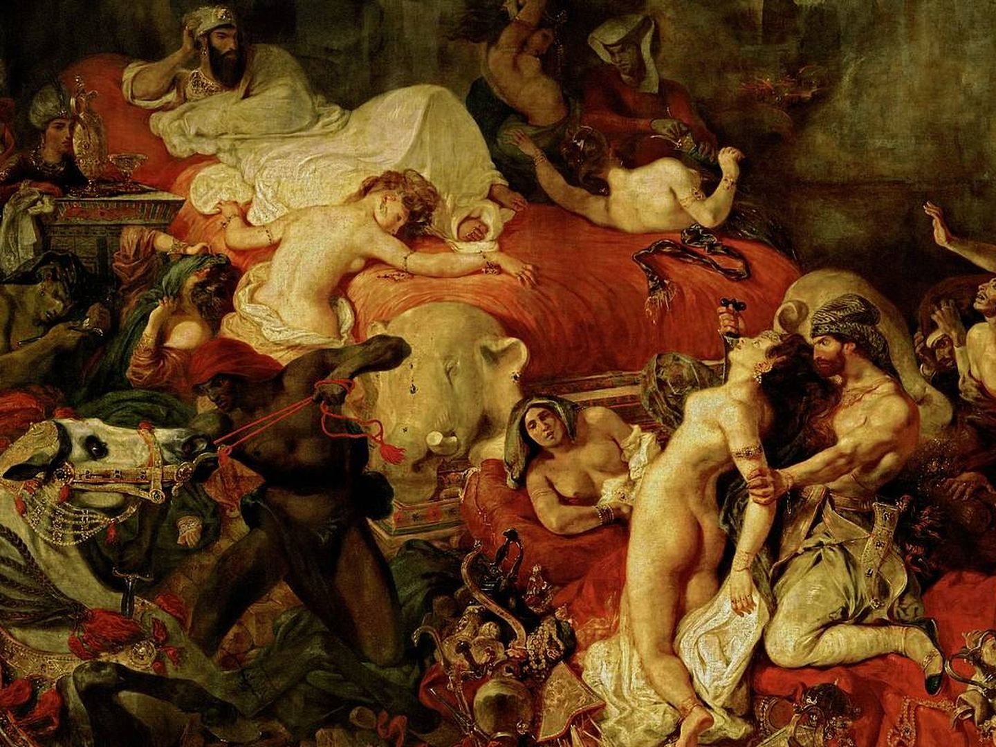 Delacroix - 'La muerte de Sardanápalo' (1827)
