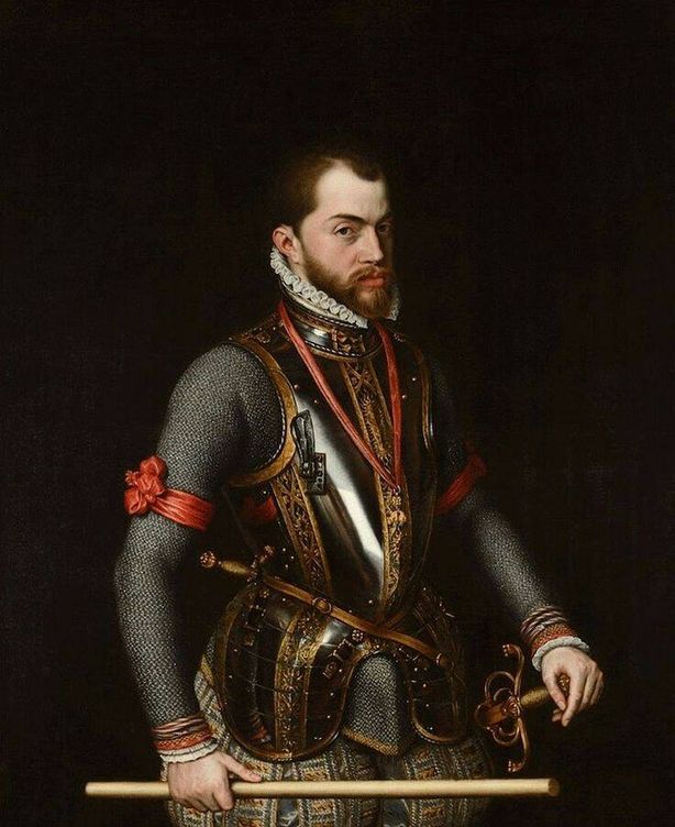 Felipe II, por Antonio Moro. 