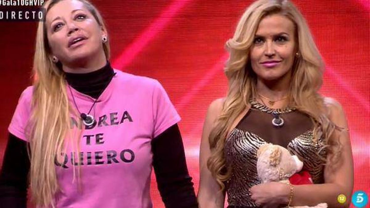 Chari Lojo, junto a Belén Esteban, en 'GH VIP 3'. (Mediaset)