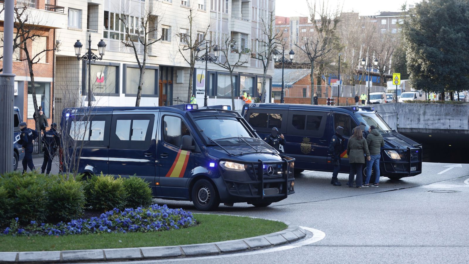 Cuatro detenidos por agredir a un acampado en Oviedo pasan a disposición judicial