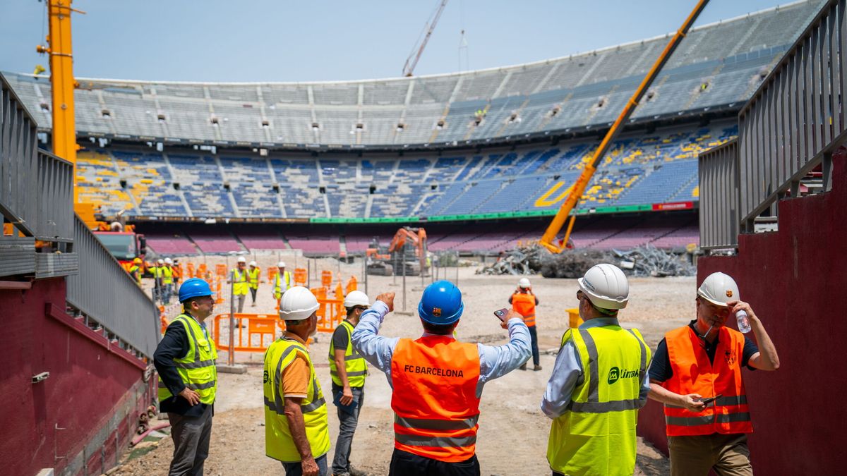 El Ayuntamiento de Barcelona multa al Barça por realizar obras en el Spotify Camp Nou fuera de horario