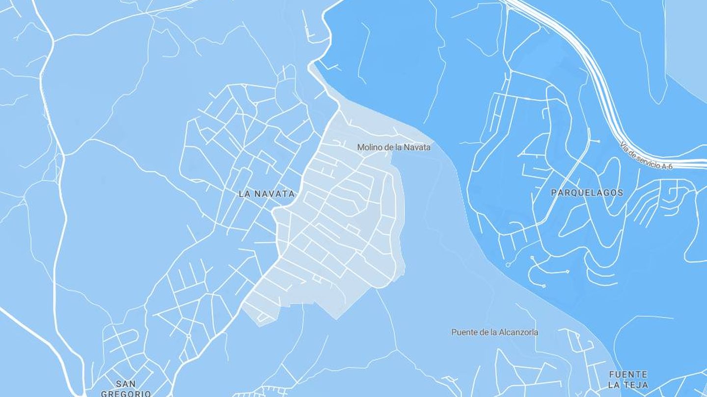 Mapa del voto de 2021 en el barrio de Iglesias.
