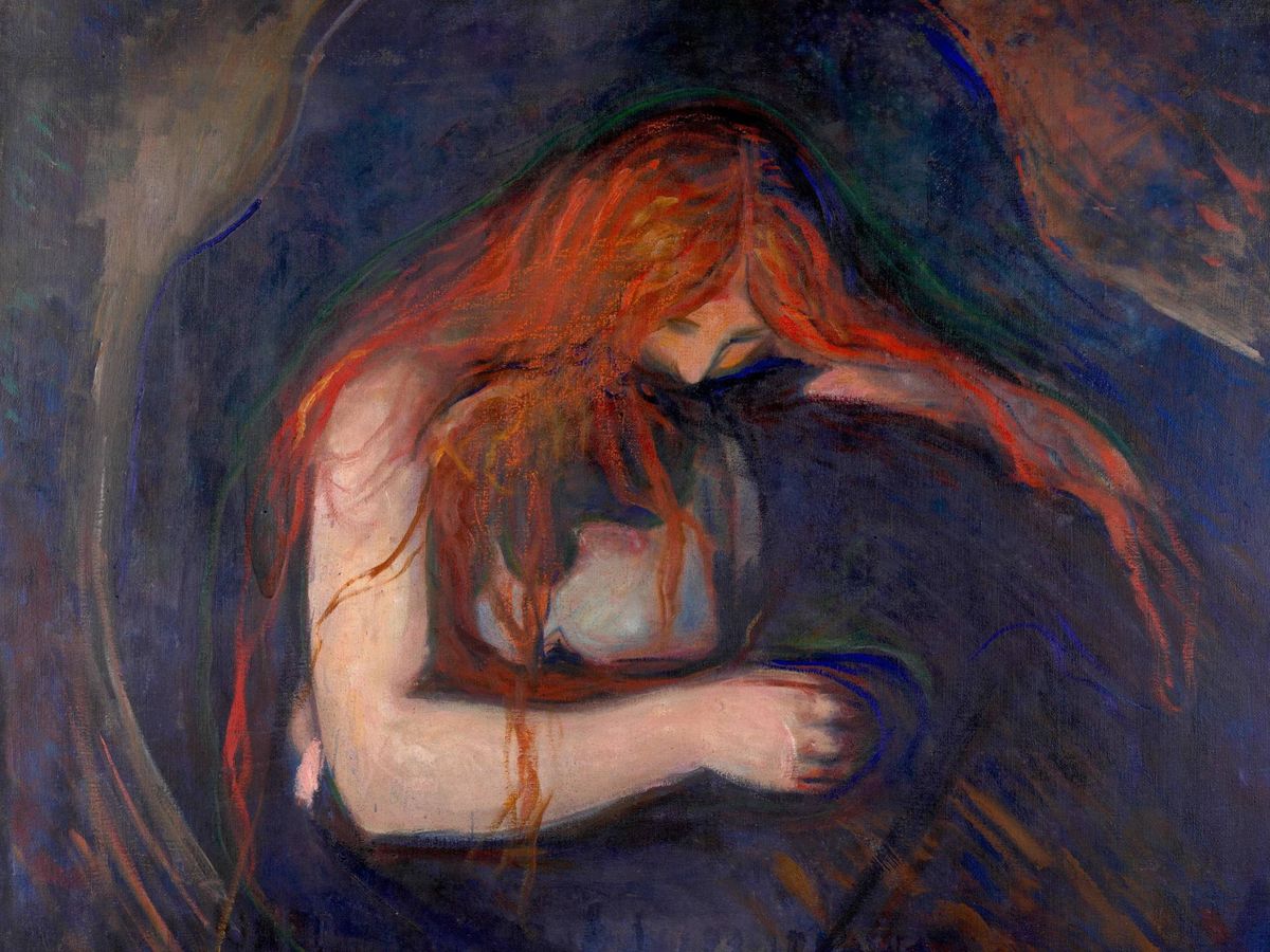 Foto: 'Amor y dolor', de Edvard Munch
