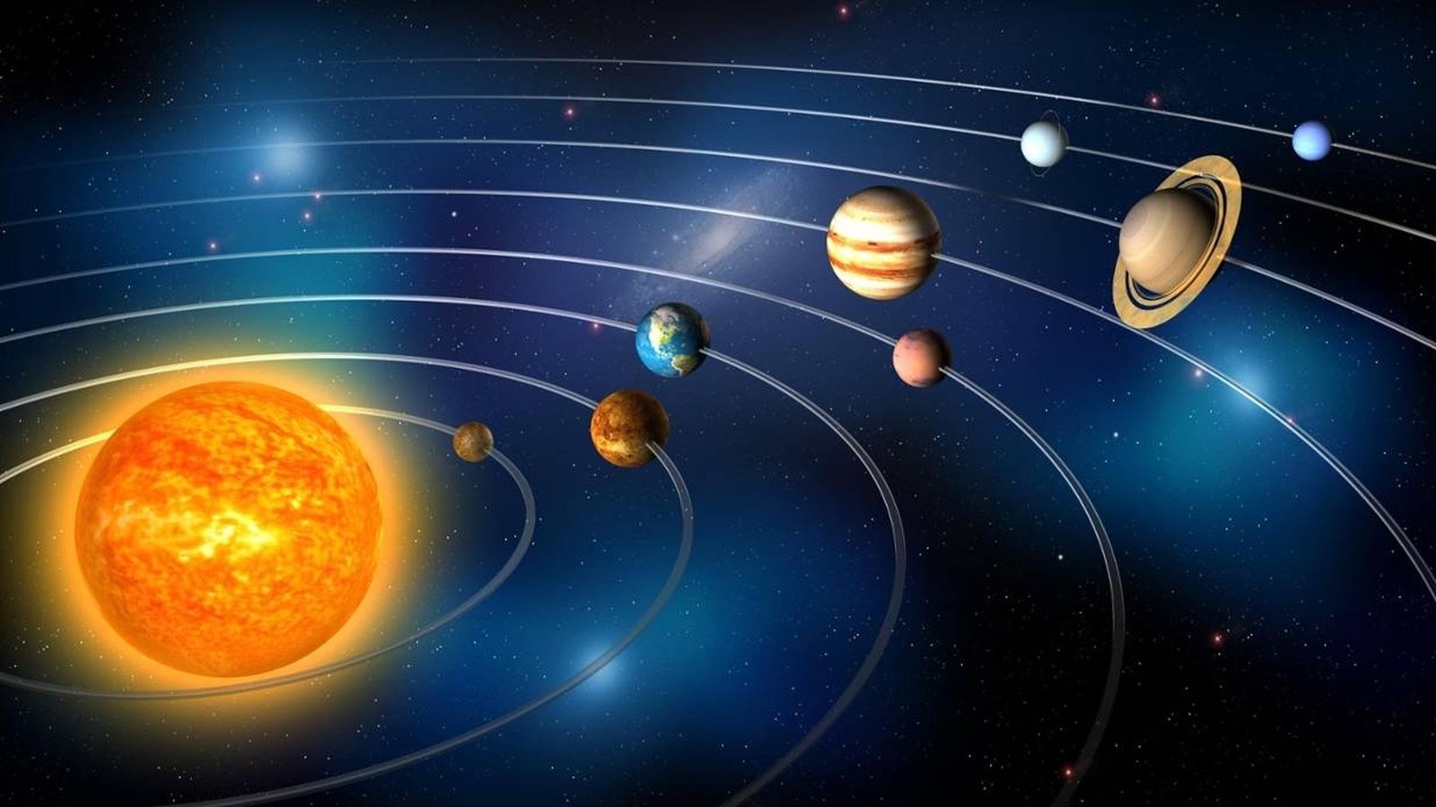 Foto: El plano que siempre nos enseñaron del Sistema Solar (sin Plutón)