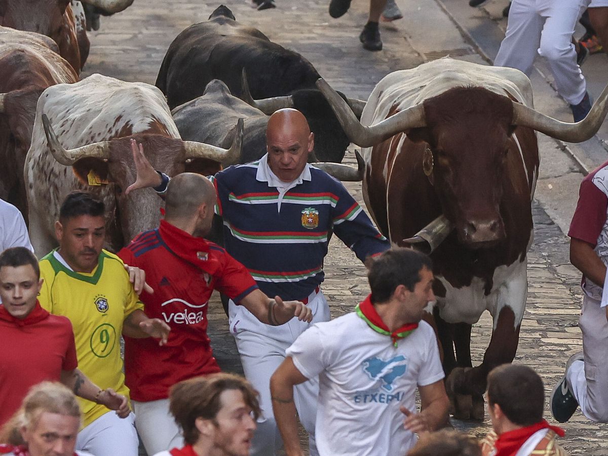 Foto: El primer encierro de San Fermín tendrá de protagonista a la ganadería La Palmosilla. (EFE/J.P.Urdiroz)