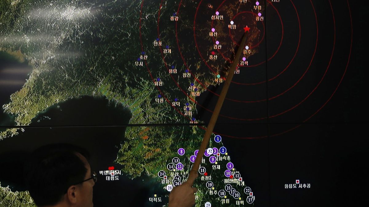 La quinta prueba nuclear de Corea del Norte provoca un terremoto en la zona