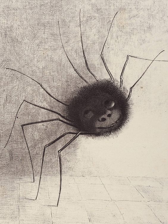 Redon - 'L'araignée' (1887)