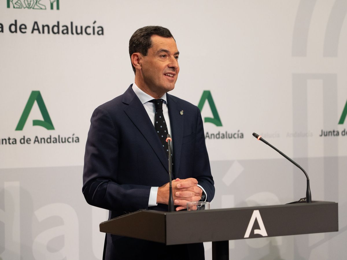 Foto: El presidente de Andalucía, Juanma Moreno. (EP/Francisco J. Olmo)