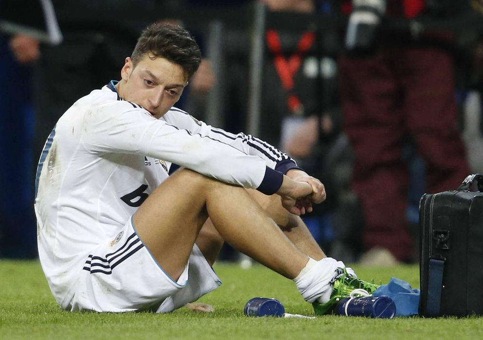 Foto: El alemán Mesut Özil, tras disputar un partido con el Real Madrid.