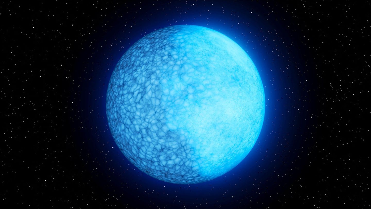 La estrella enana Janus. (K. Miller, Caltech)