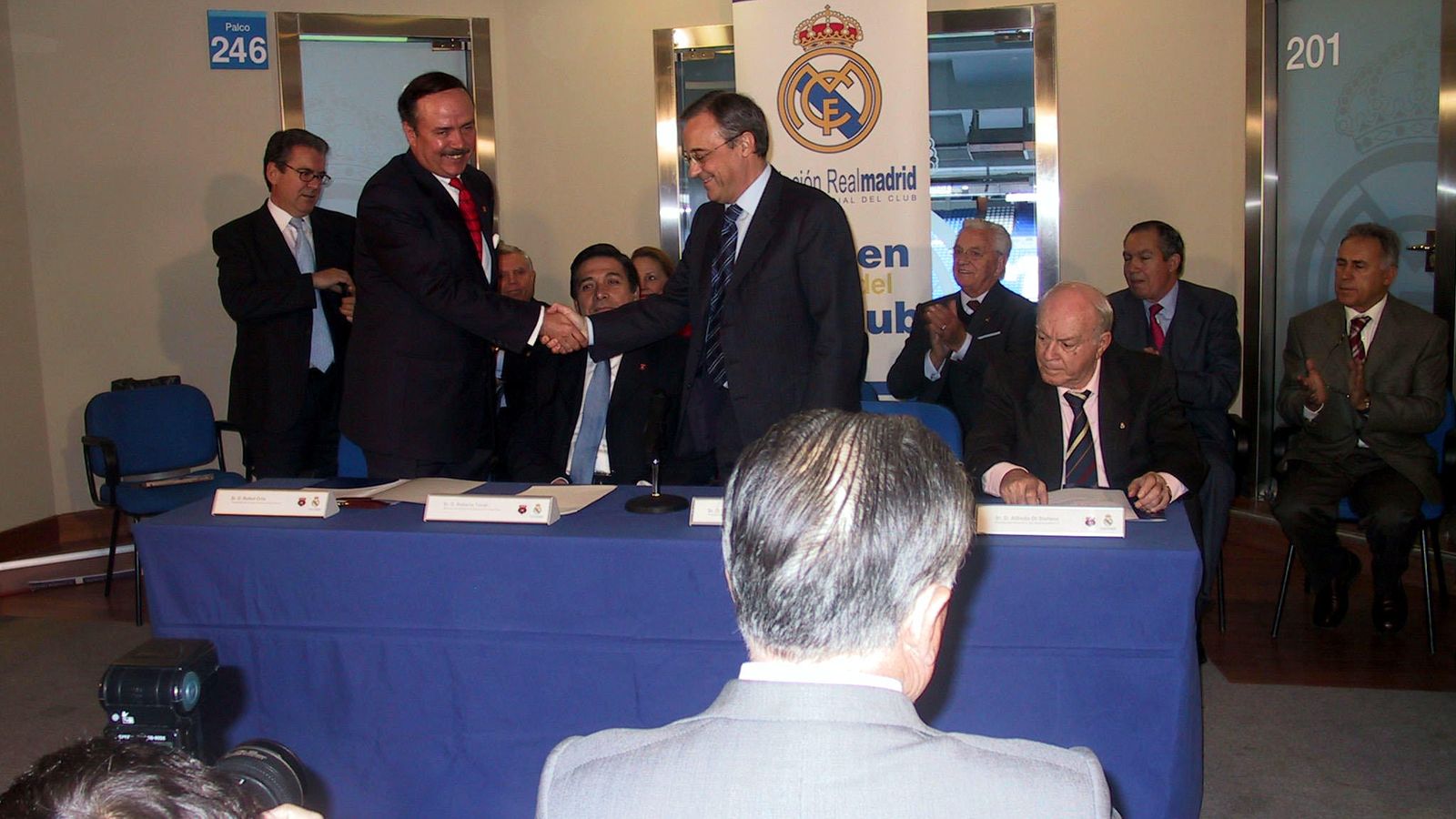 Foto: Florentino Pérez, en un evento de la Fundación Real Madrid (FOTO: Archivo LMG)