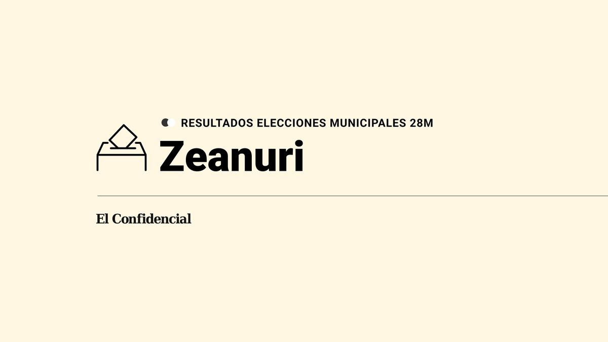 Resultados y ganador en Zeanuri durante las elecciones del 28-M, escrutinio en directo