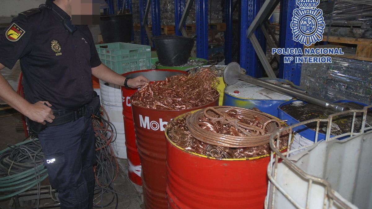 Desmantelan en Ourense un grupo criminal que robó 19.000 metros de cobre afectando a más de 96.000 hogares