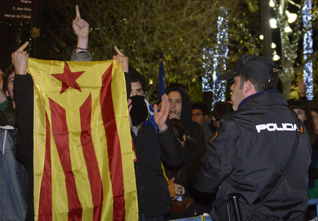 Manifestación en Mallorca por el derecho a decidir y los Països Catalans. (EFE)