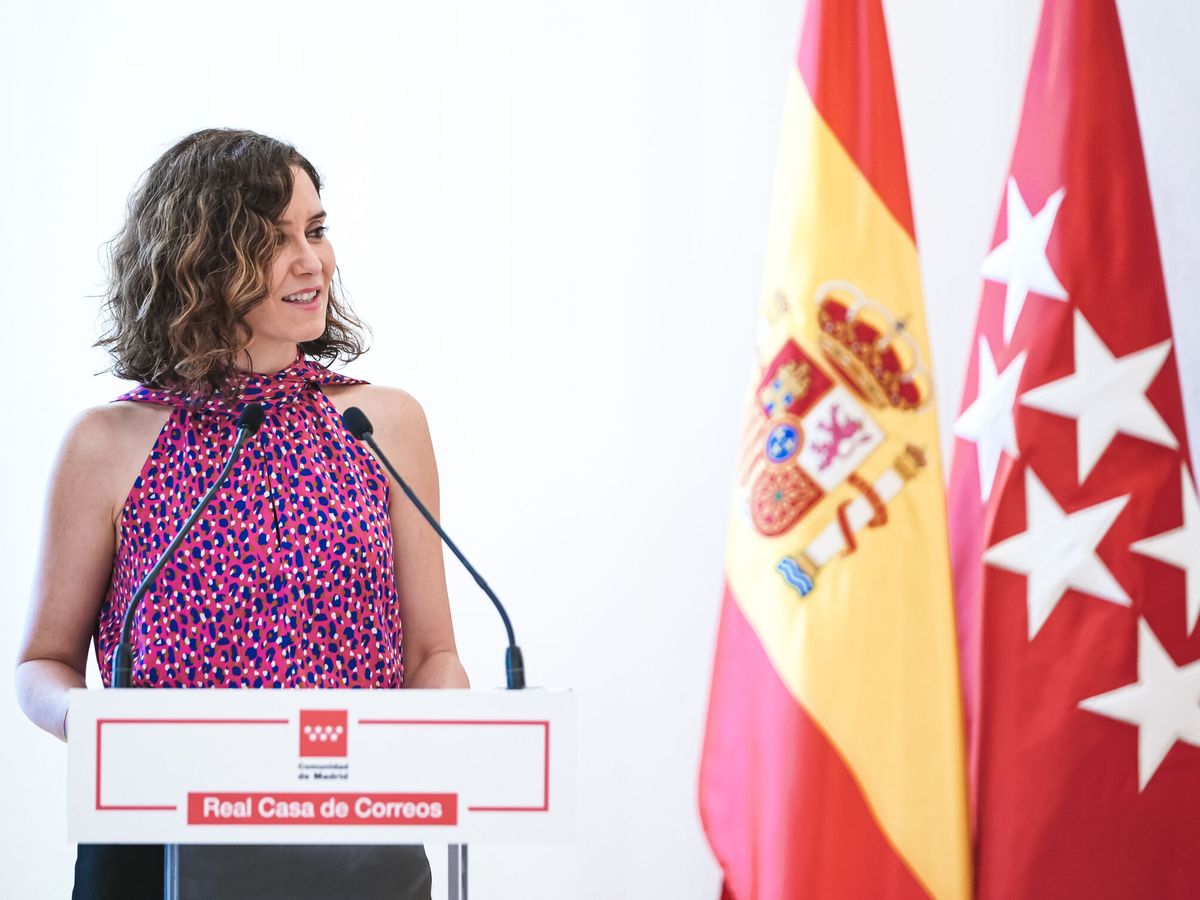 Foto: La presidenta de la Comunidad de Madrid, Isabel Díaz Ayuso. (EFE/Roberto Cárdenas)