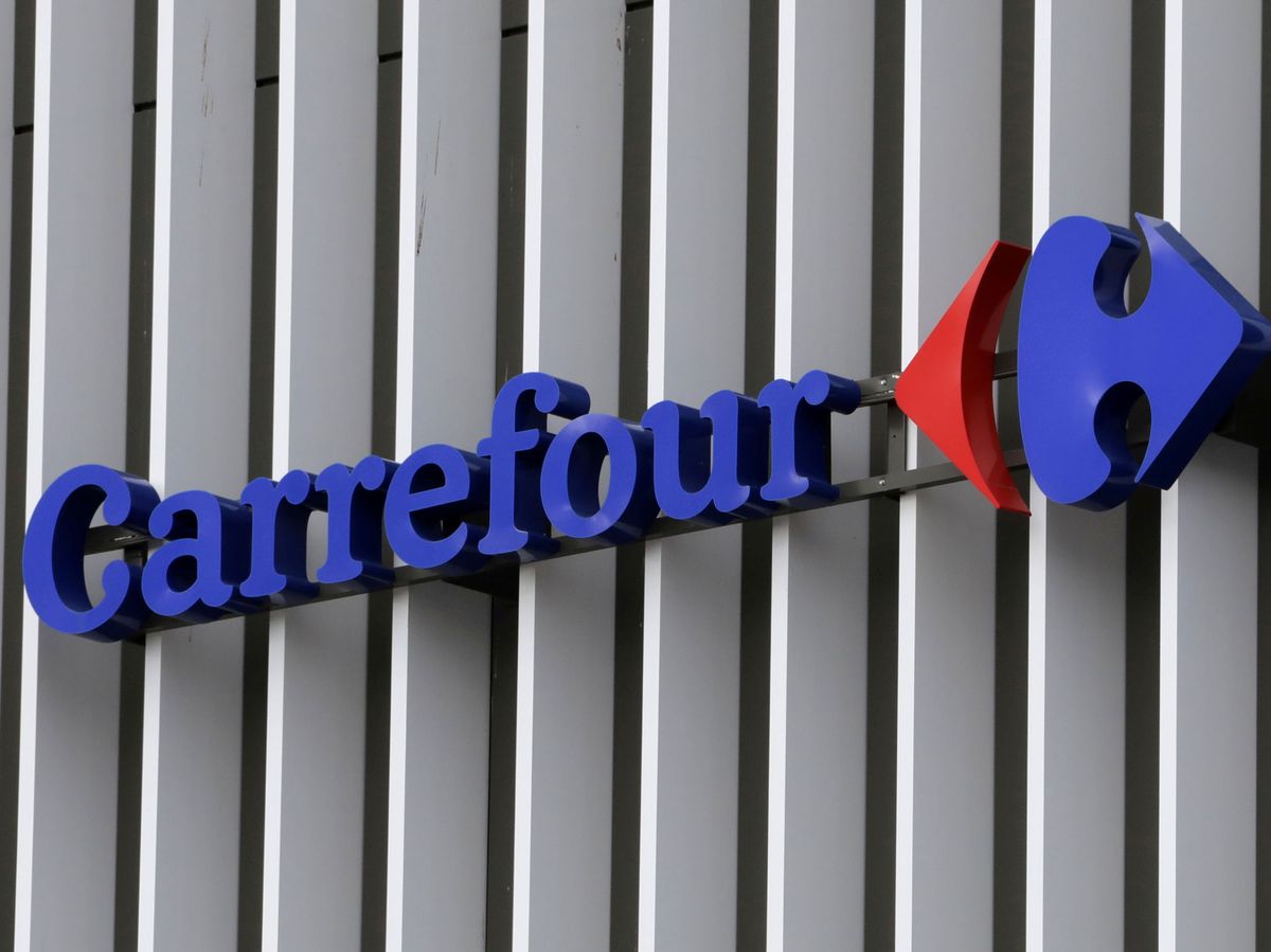 Foto: El logo de Carrefour. (Reuters) 
