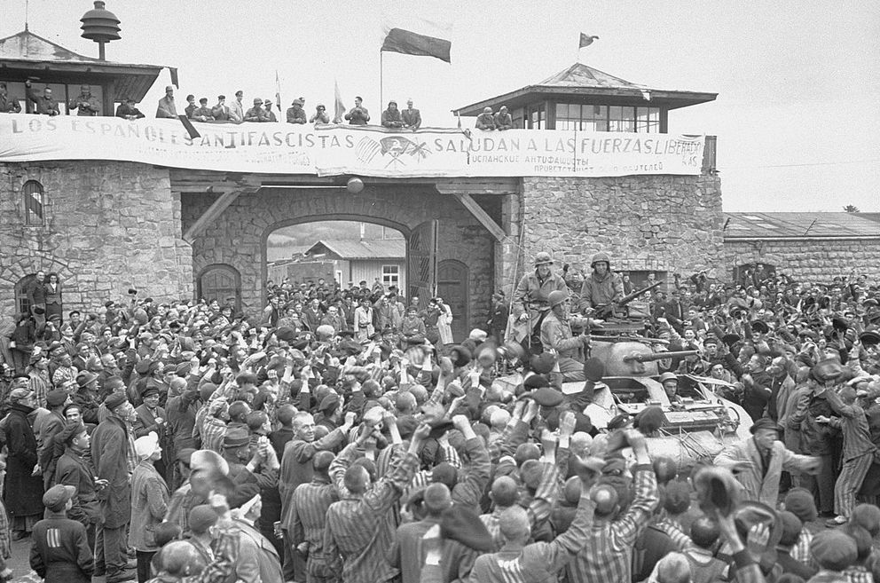 Liberación del Campo de concentración de Mauthausen. 