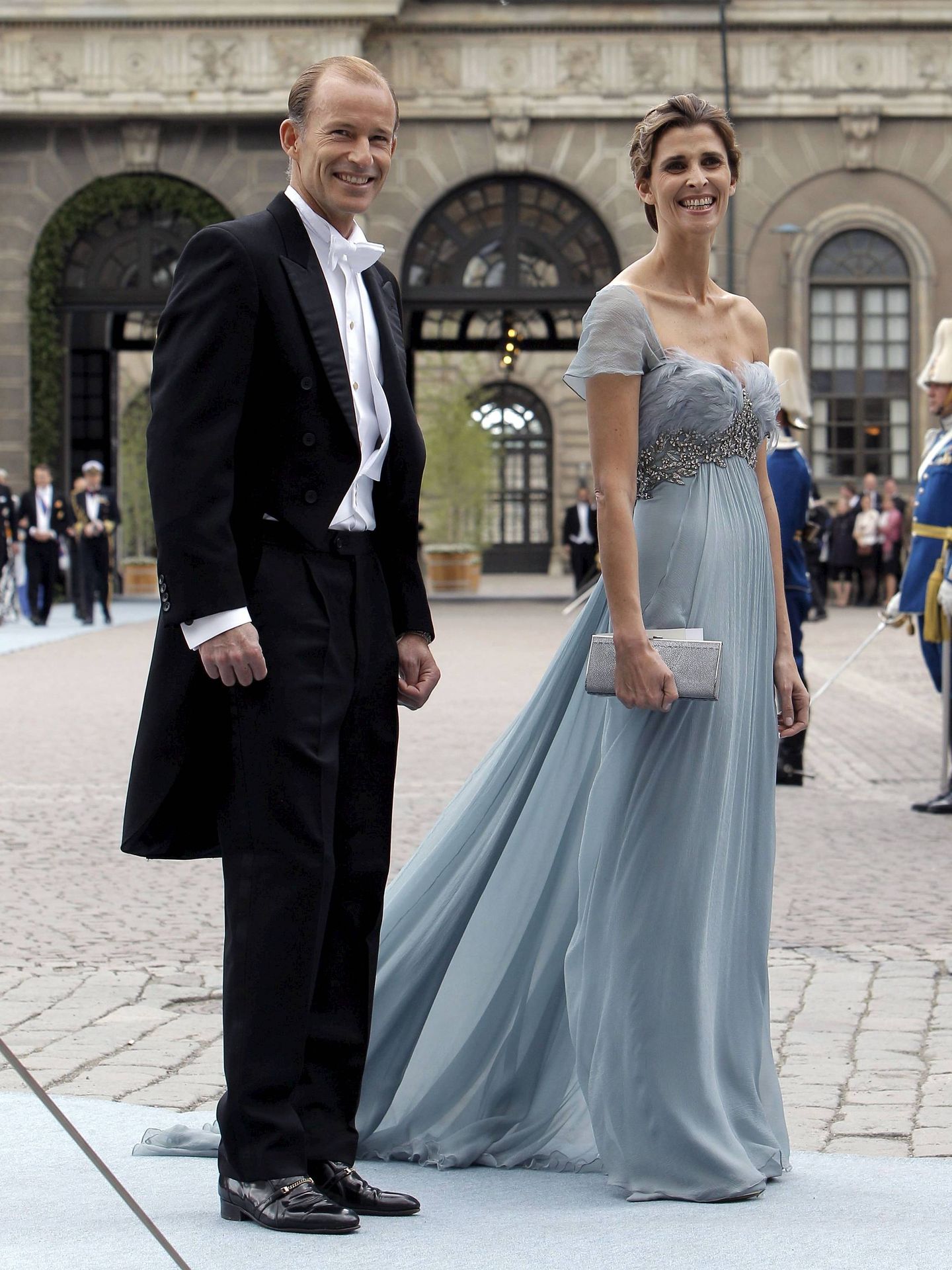 Kyril y Rosario, en la boda de Victoria de Suecia. (EFE/Ballesteros)