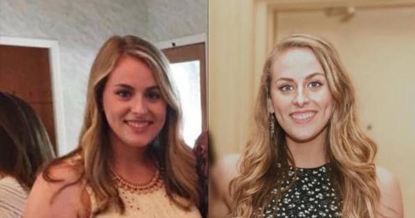 Foto: Kayla antes y después de perder cuatro tallas. (Foto: Instagram)