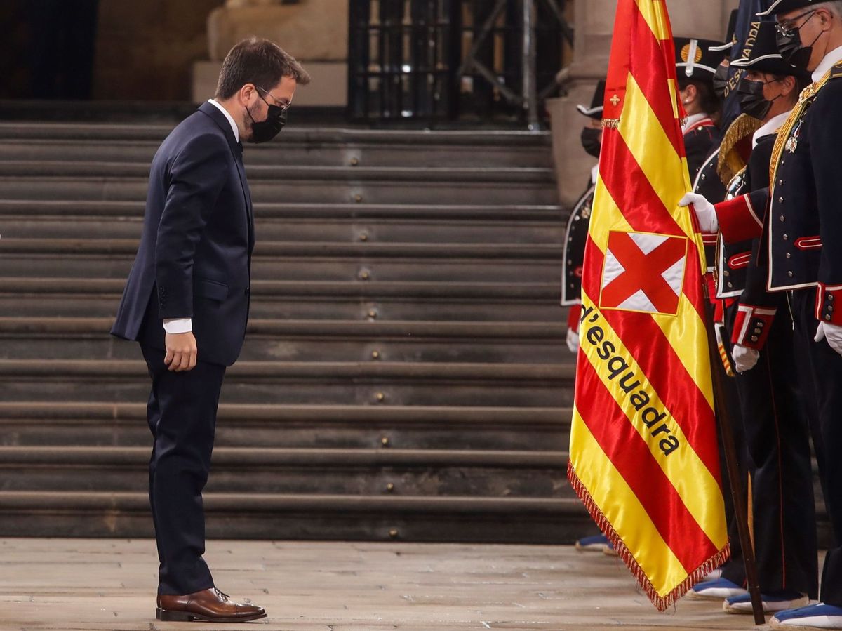 Foto: Pere Aragonès toma posesión como 'president'. (EFE)
