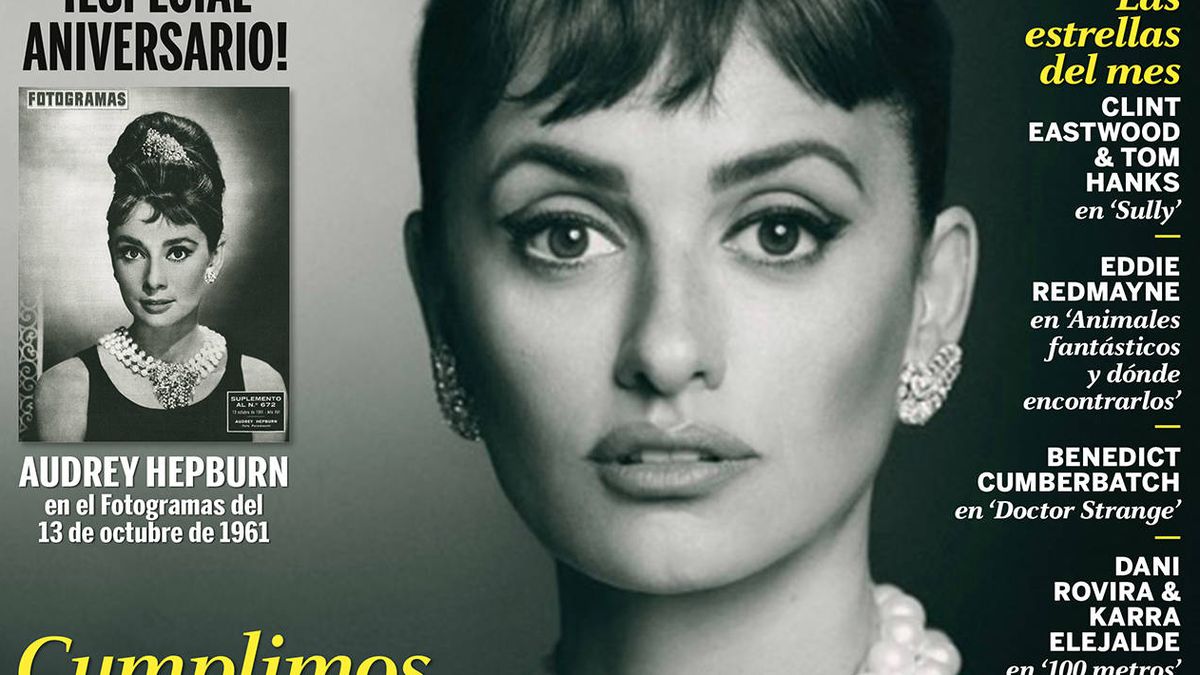 Penélope Cruz, el icono español de Hollywood se mete en la piel de Audrey Hepburn