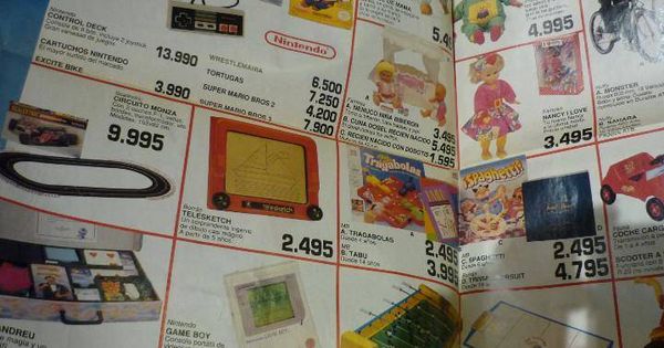 Foto: La Game Boy, el Scalextric o la Nancy eran algunos de los más buscados. (Todocoleccion.net)
