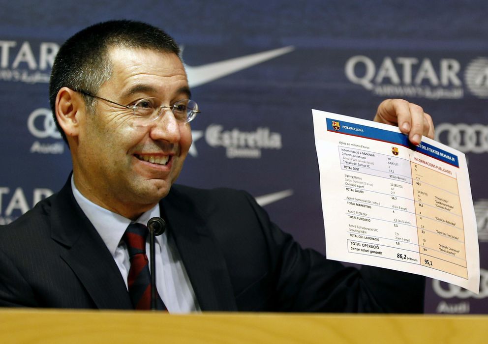 Foto: Comparecencia del nuevo presidente del FC Barcelona, Josep Maria Bartomeu.